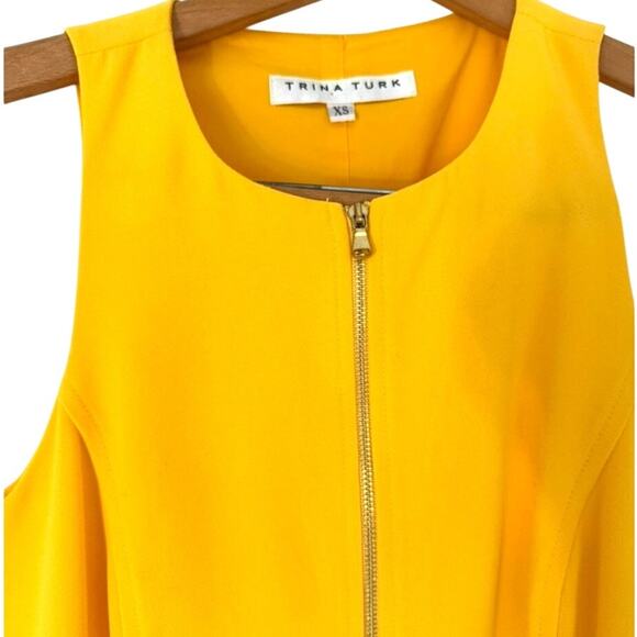 Trina Turk Women's Reef Zippered Swing Dress - Size XS - Picture 4 of 8